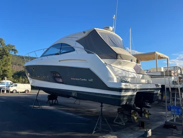 Vinyl Boat Wrap – Beneteau Monte Carlo 42 Cruiser in Gloss Sterling Silver